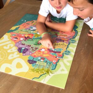Puzzle de Uruguay ilustrado (30 piezas grandes) - Imagen 6