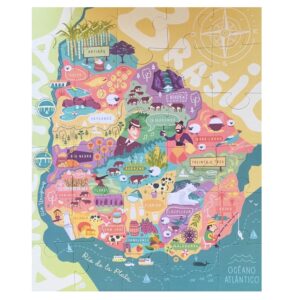 Puzzle de Uruguay ilustrado (30 piezas grandes) - Imagen 3