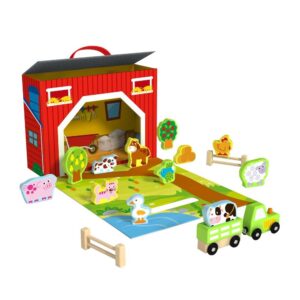 Juego granja de madera - Tooky Toy - Imagen 5