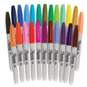 Marcadores permenentes punta fina Sharpie (24 colores) - Imagen 3