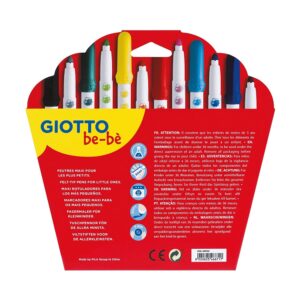 Marcadores lavables Giotto Bebé (12 colores) - Imagen 7