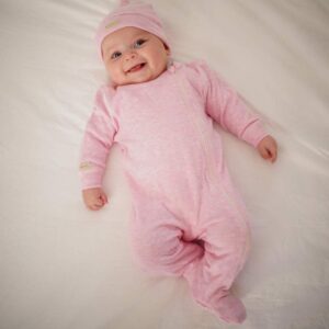 Pijama de algodón con doble cierre - 3 a 6 meses - Imagen 7