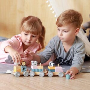 Tren de arrastre y encastre con bloques - Imagen 5