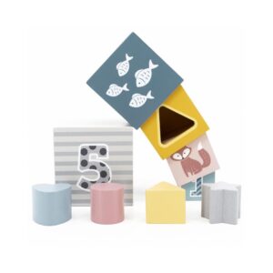 Cubos apilables de madera con encastre - Imagen 5