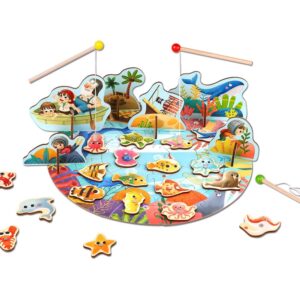 Juego de pesca imantado con puzzle - Imagen 8