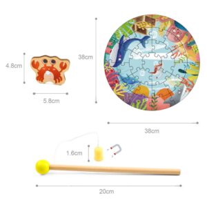 Juego de pesca imantado con puzzle - Imagen 7