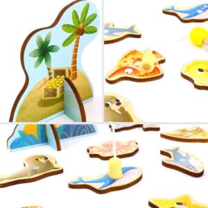 Juego de pesca imantado con puzzle - Imagen 4