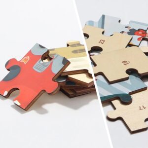 Puzzle de madera con excavadora (24 piezas) - Imagen 4