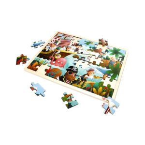 Puzzle de madera - Piratas (48 piezas) - Imagen 4