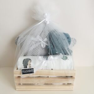 Pack T7 | Azul | Almohadón, rebozo, apego