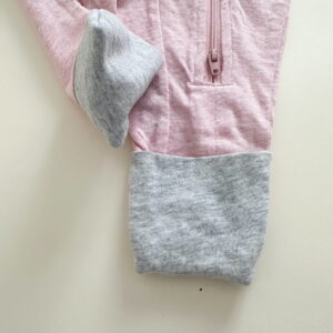 Pijama de algodón orgánico con doble cierre - 3 a 6 meses - Imagen 7