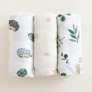 Pack L2 | Azul | Manta, rebozo de muselina y sonajero - Imagen 4